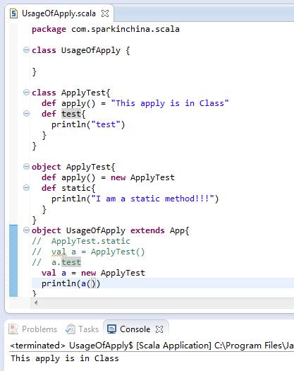 Scala中的apply方法和单例对象怎么使用