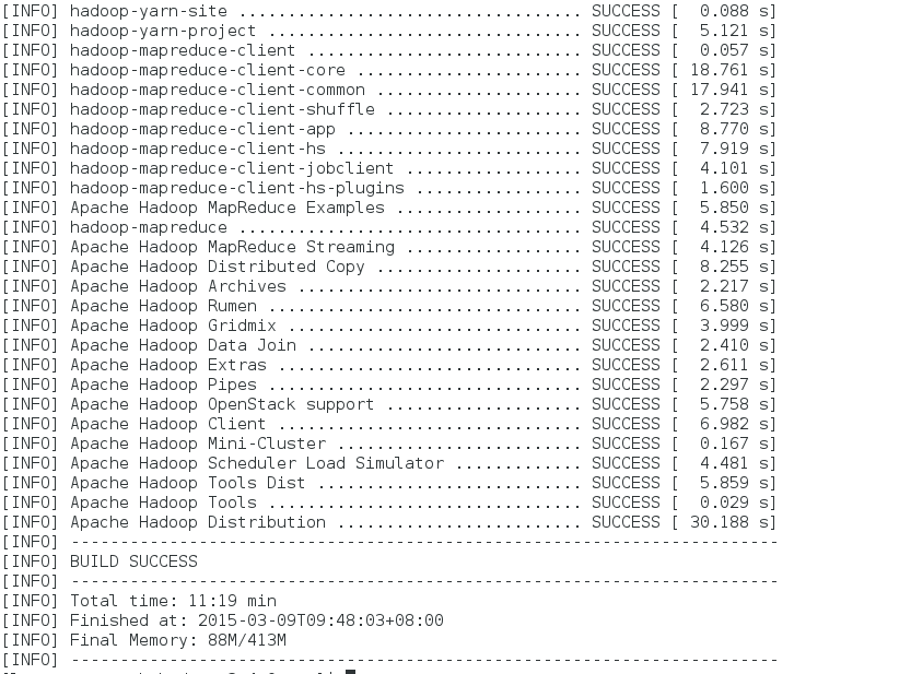 Hadoop 2.4 源代码如何编译