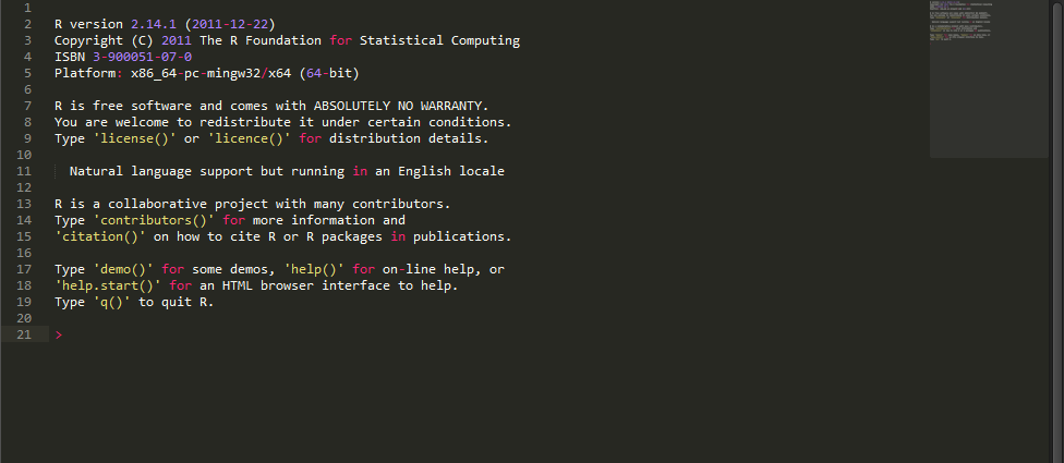 Sublime Text 2中如何使用R语言