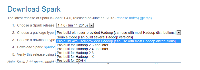 hadoop2.7+Spark1.4环境如何搭建