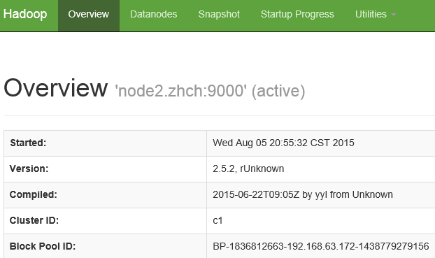 Hadoop2 namenode聯(lián)邦實(shí)驗(yàn)分析