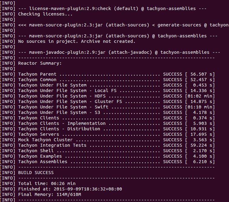 Tachyon 0.7.1如何实现伪分布式集群安装与测试