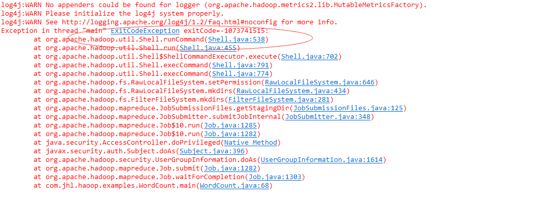 hadoop2.5.2中如何解决ExitCodeException exitCode=-107374151问题