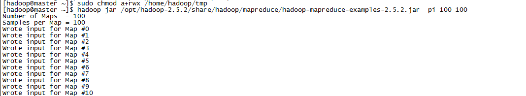 hadoop2.5.2運行/home/hadoop/tmp due to權(quán)限不夠怎么辦