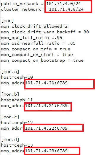 Ceph由于更换IP地址导致MON异常怎么解决