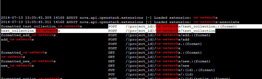 openstack-wsgi的route中怎樣增加api