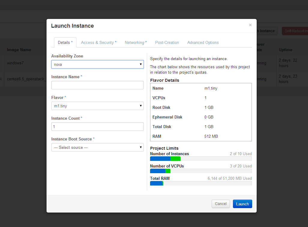 openstack ice版创建的实例分析