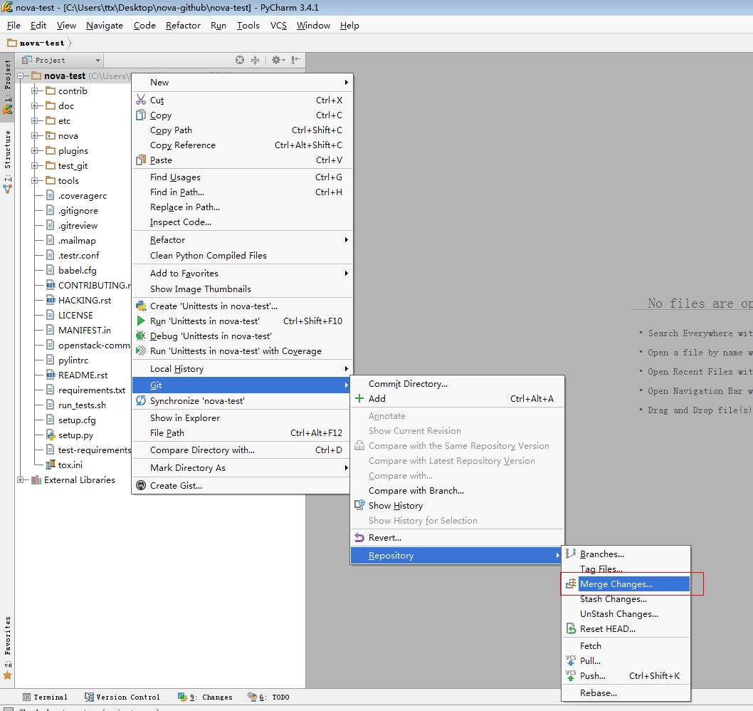 怎樣進(jìn)行pycharm git merge實(shí)戰(zhàn)