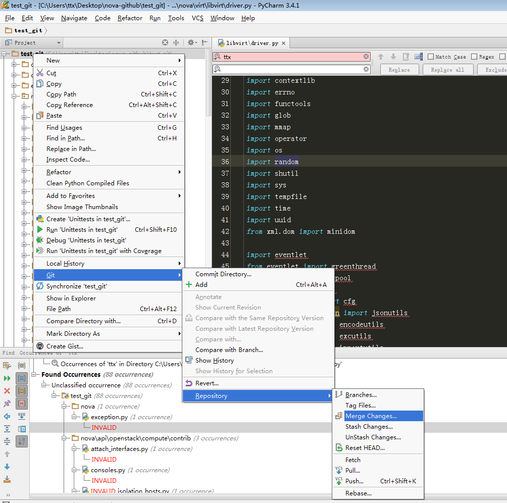 怎樣進(jìn)行pycharm git merge實(shí)戰(zhàn)