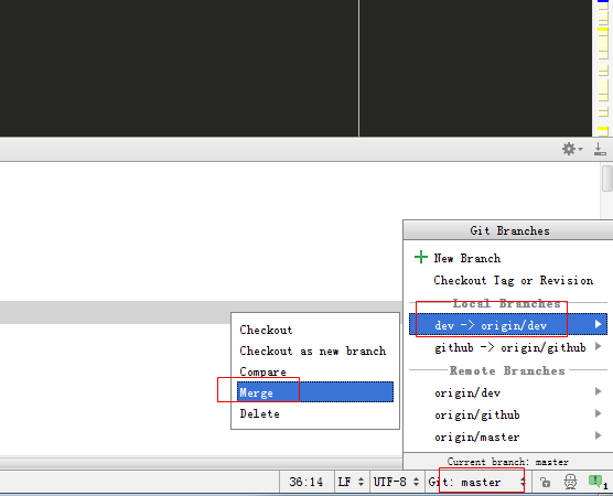 怎樣進(jìn)行pycharm git merge實(shí)戰(zhàn)