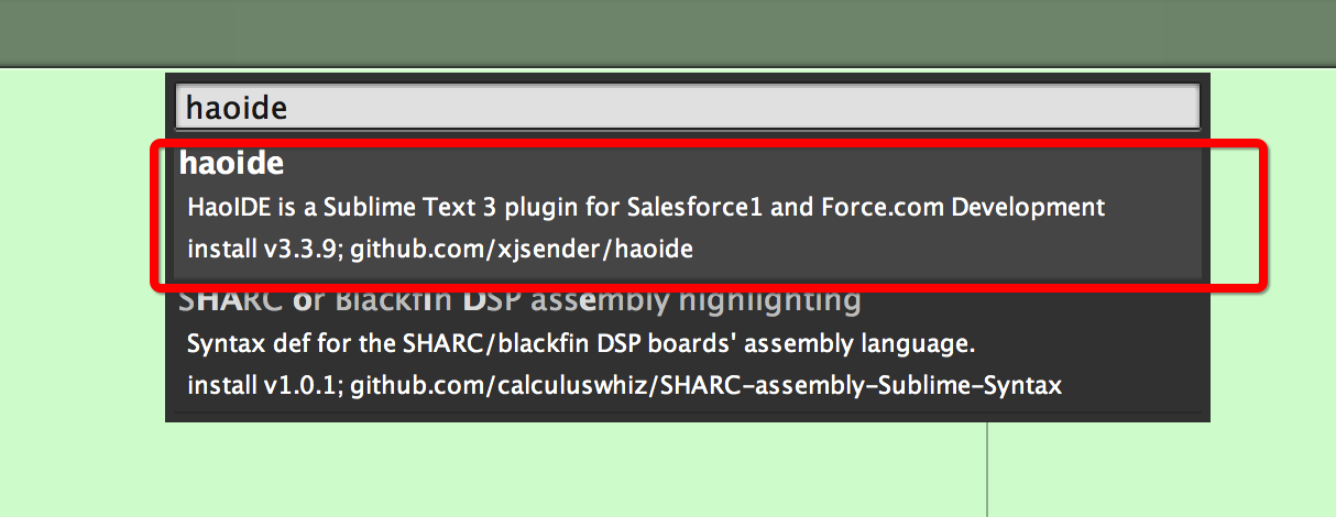 Salesforce中如何使用HaoIDE插件