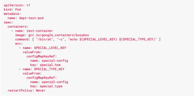 Kubernetes 1.2中如何使用ConfigMap