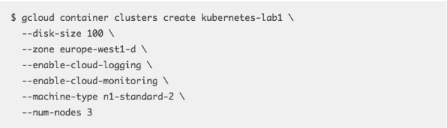 如何在GKE上面创建你的第一个Kubernetes集群