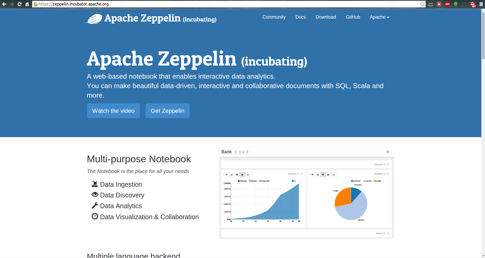 Apache Zeppelin Notebook和R的示例分析