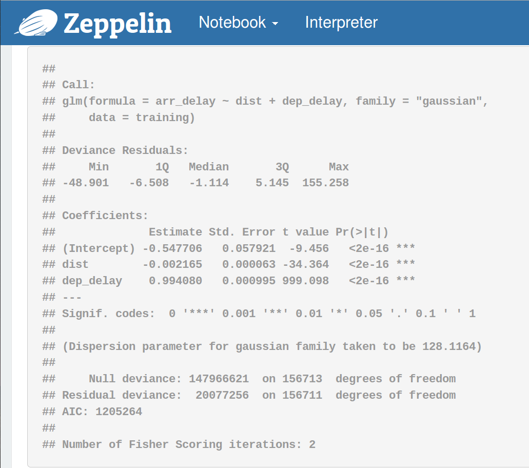 Apache Zeppelin Notebook和R的示例分析