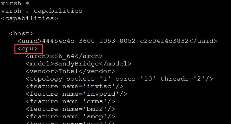 如何实现KVM虚拟机使用宿主机CPU特性