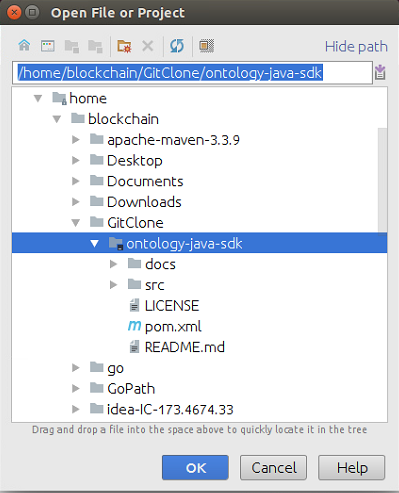 Ubuntu 14.04 下如何在IDEA中构建Ontology JAVA SDK 开发环境