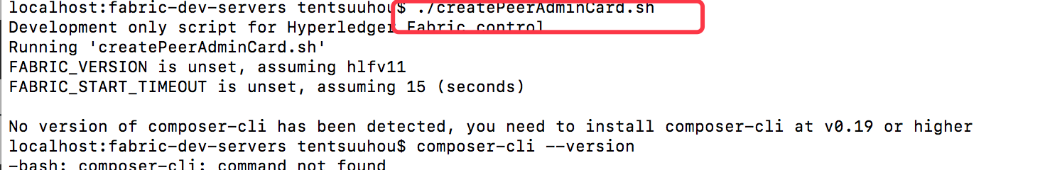 mac系统中如何搭建Hyperledger composer环境