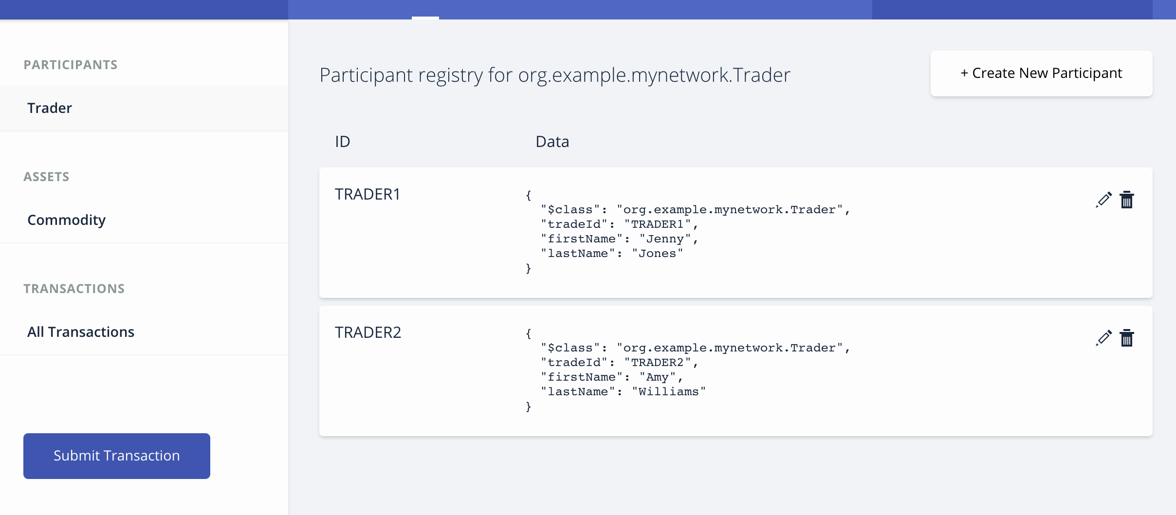 使用Hyperledger composer创建一个新的业务网络