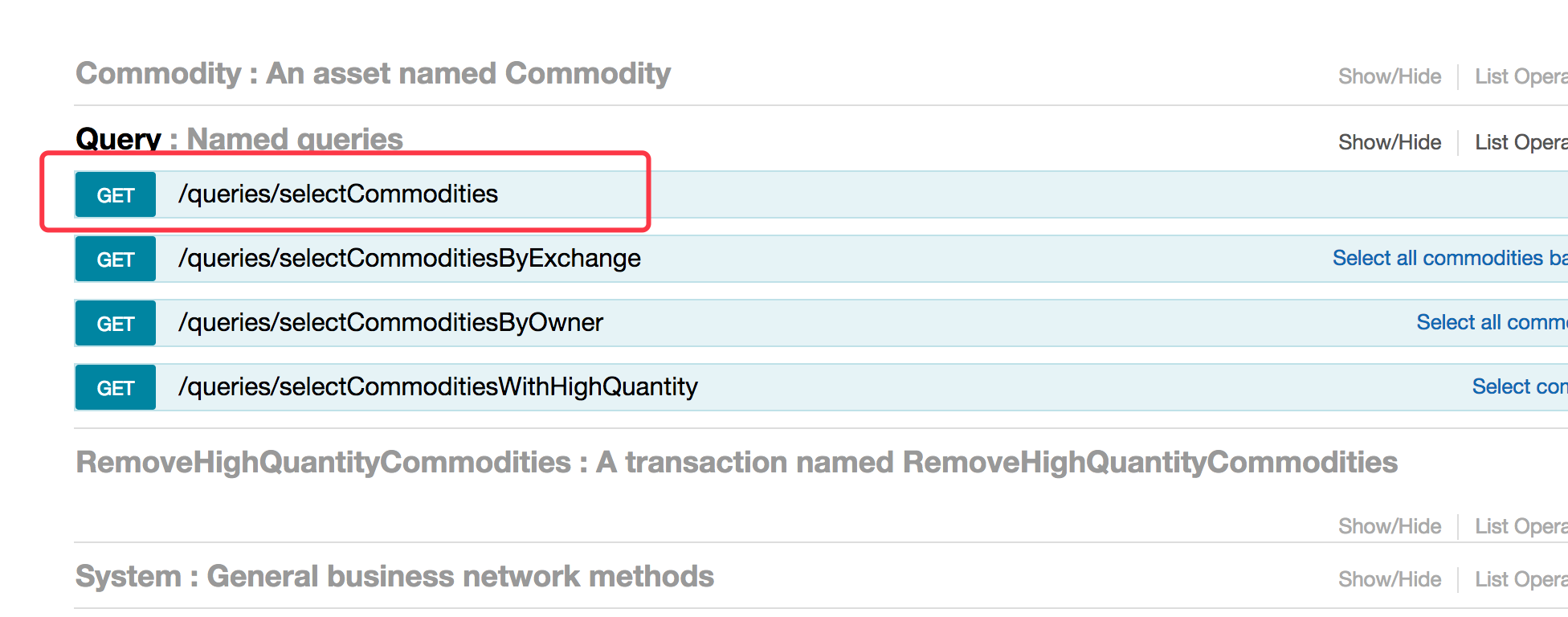 Hyperledger composer如何实现查询