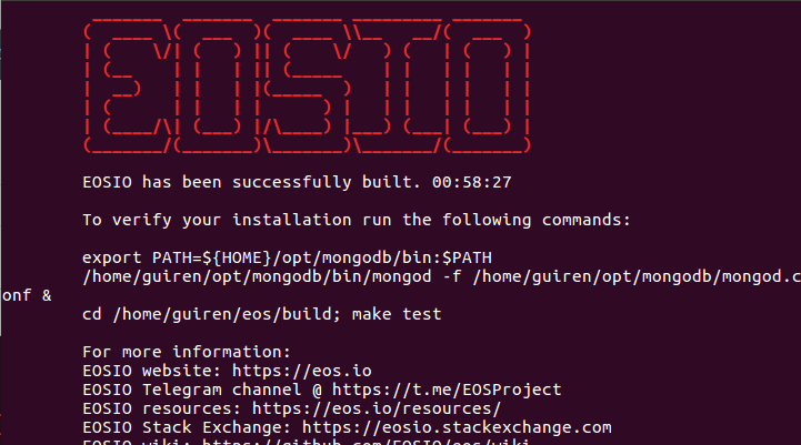 Ubuntu中怎么搭建EOS测试环境