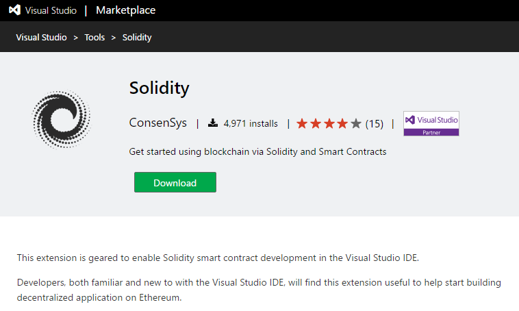 如何用Visual Studio开发以太坊智能合约