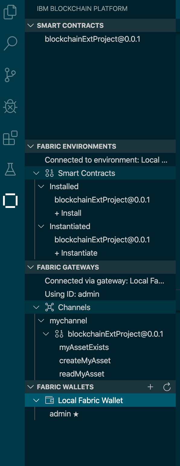 如何使用IBM Blockchain Platform extension開發(fā)一個(gè)fabric智能合約