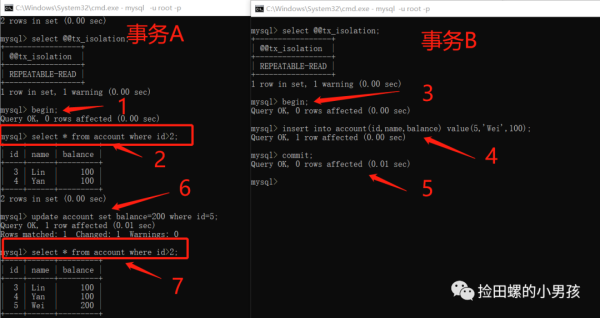 MySQL中事务有哪些隔离级别