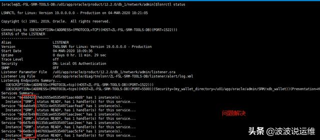 Oracle19c数据库监听异常的实例分析