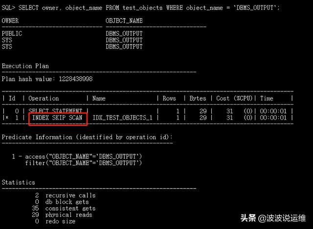 Oracle数据库中索引的常见执行计划是什么