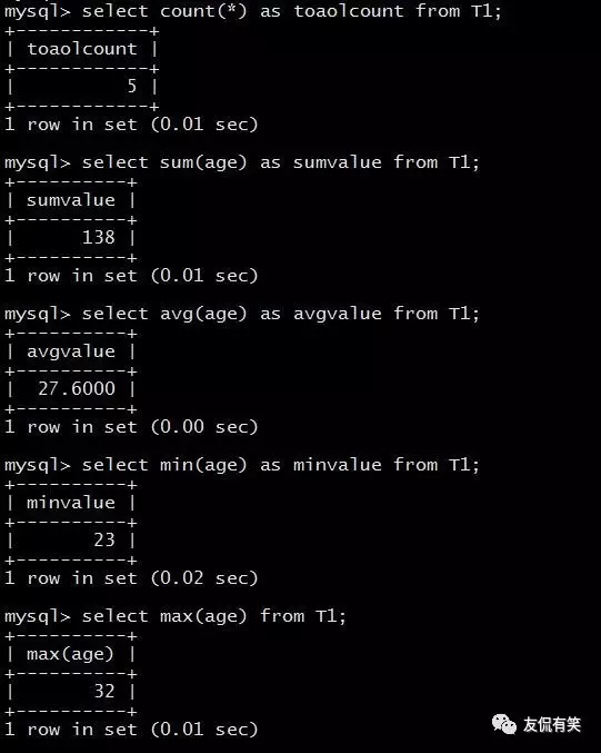 MySQL数据库中有哪些基础操作命令