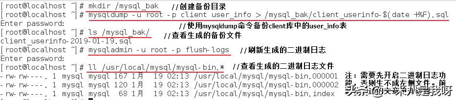 MySQL数据库中怎么实现备份