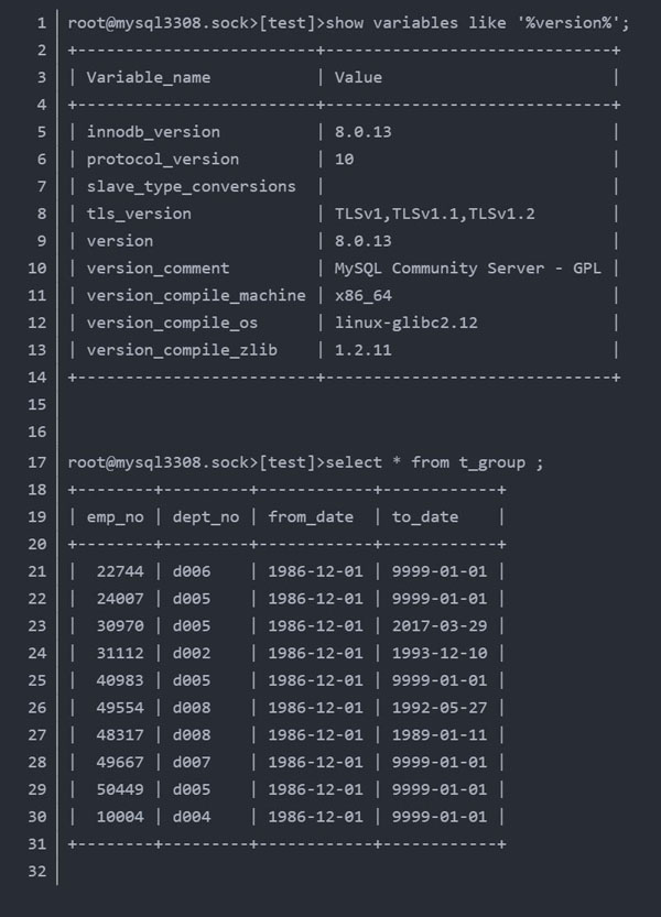 MySQL8.0里GROUP BY有變化的示例分析