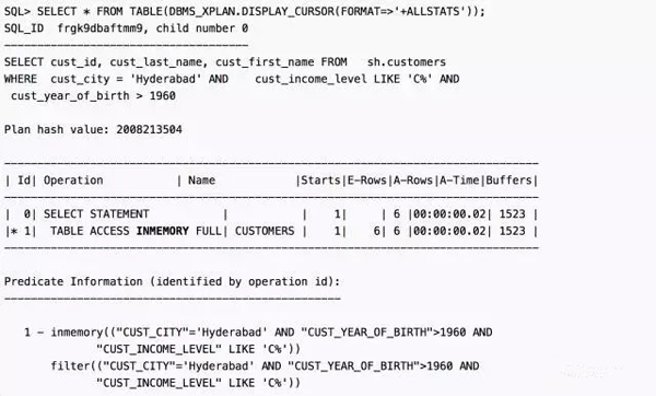 Oracle 12.2怎样启用数据库对象的In-Memory转换填充