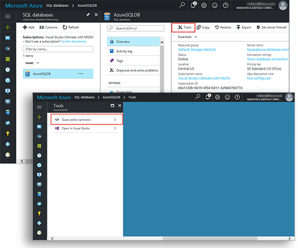 新数据库查询编辑器中如何加速Azure T-SQL的查询