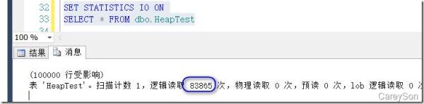 如何理解SQL Server中的Forwarded Record