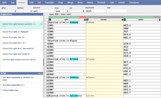 dataWrangler的简介及使用方法