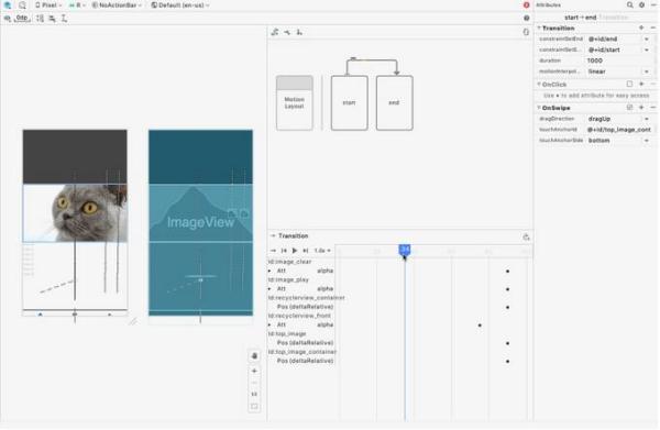 Android Studio中Motion Editor如何使用