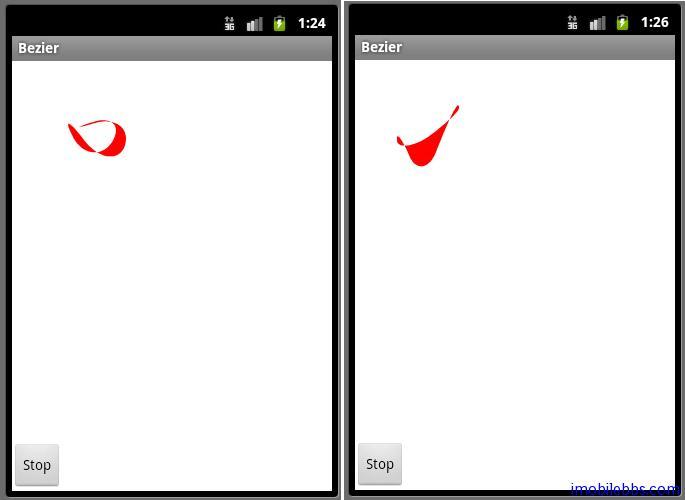 Android開發(fā)中如何使用線程Bezier曲線