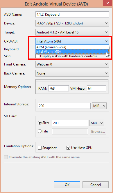 如何使用Intel HAXM为Android模拟器加速