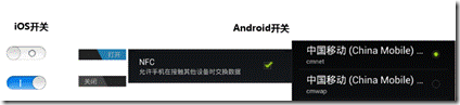 如何进行iPhone和Android的控件对比
