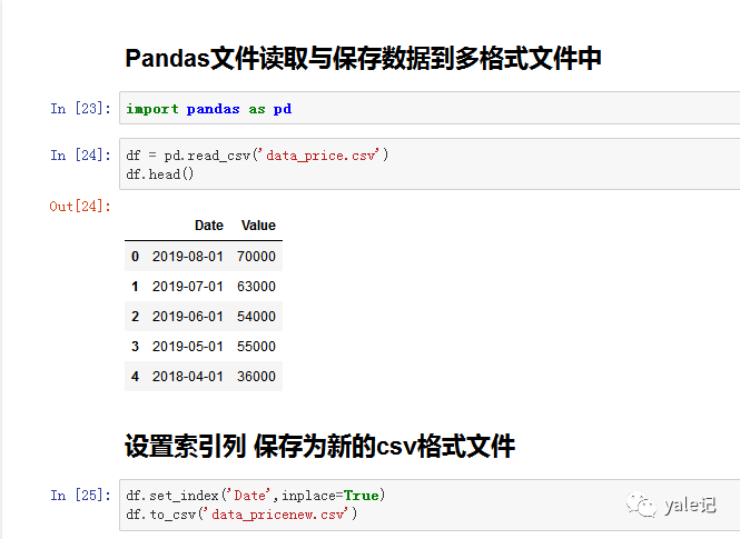 Pandas如何实现多格式数据文件读取和保存