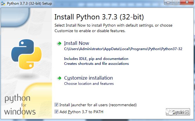 python3.7.3怎么安装