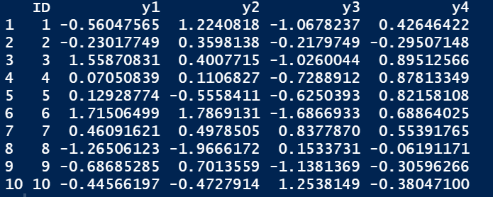 怎么用R语言把表格CSV文件中的数据变成一列并且行名为原列名呢
