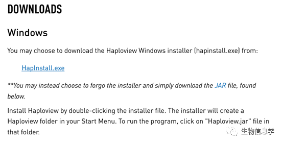 Windows系统怎么安装Haploview