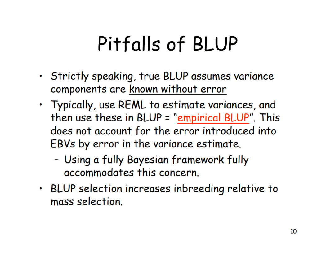 BLUP與全基因組選擇的示例分析