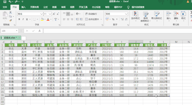 Excel超级表的特性有哪些