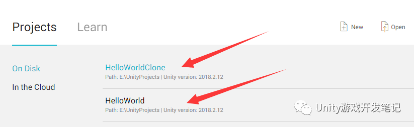 Unity如何打开同一个工程目录