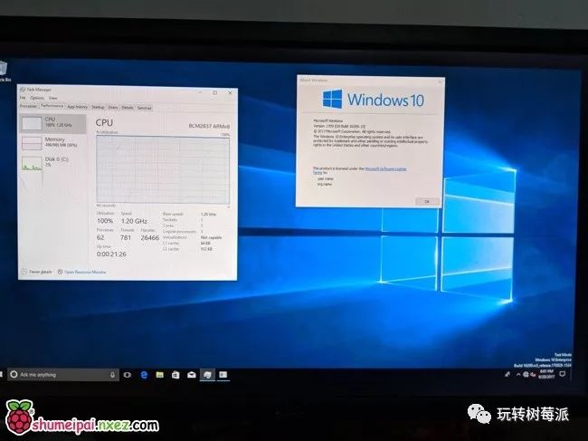 在树莓派3B上如何安装 Windows 10 ARM版