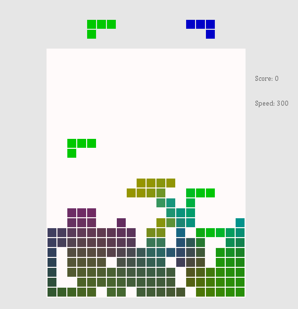 Python代碼怎么開發(fā)俄羅斯方塊